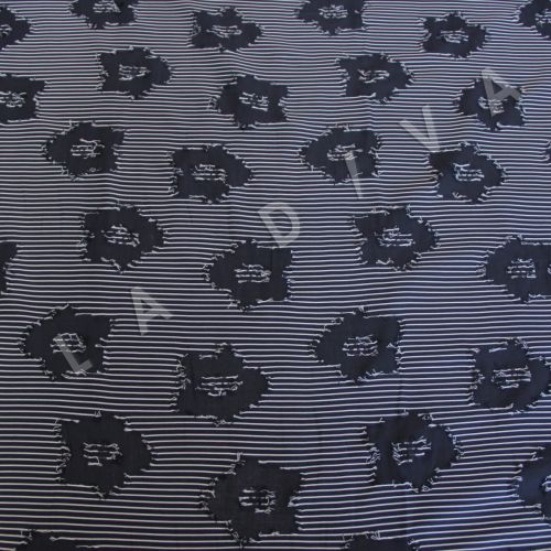 Хлопок с жаккардовыми цветами ETRO 