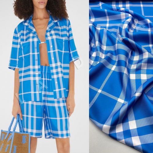 Шелк твил Burberry(коллекция 2023)