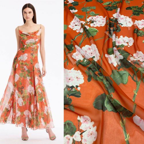 Шифон Oscar de La Renta