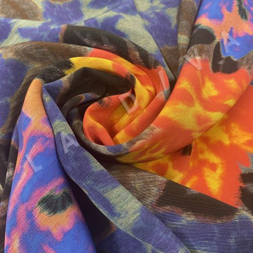 Шелк Etro с цветочным рисунком