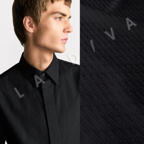 Жаккардовый хлопок Dior с логотипом, в черном цвете