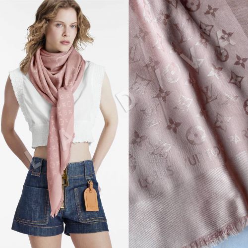 Шаль Louis Vuitton коллекция с крупным лого