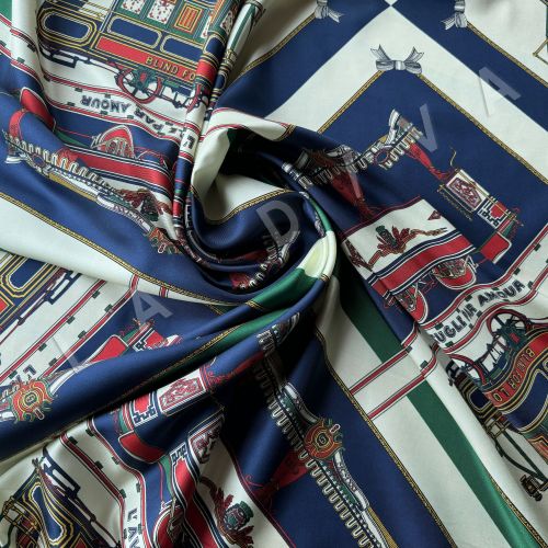 Шелк твил Gucci