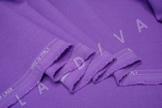 костюмная шерсть Carnet фиолетового цвета рис-6