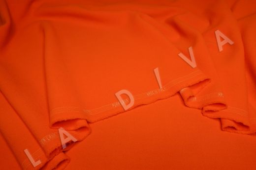 костюмная шерсть Carnet оранжевого цвета рис-5