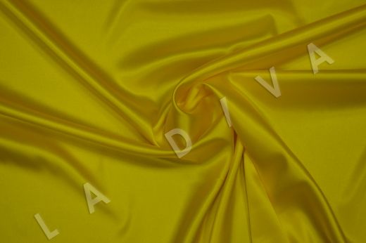 Атласный шелк желтого цвета рис-2
