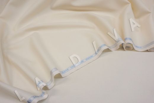 шерсть люкс полотняного переплетения молочного цвета рис-3
