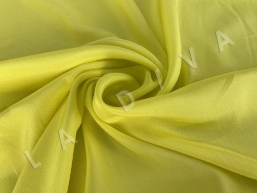 Однотонный креповый шелк желтого цвета 2103201984105