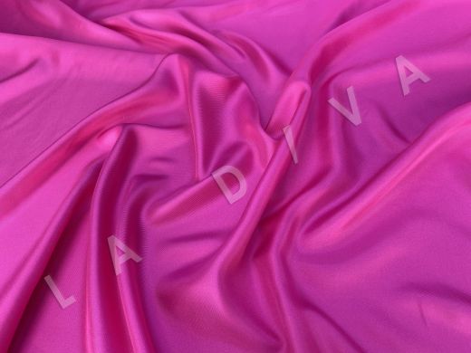 Однотонный креповый шелк розового цвета  рис-2