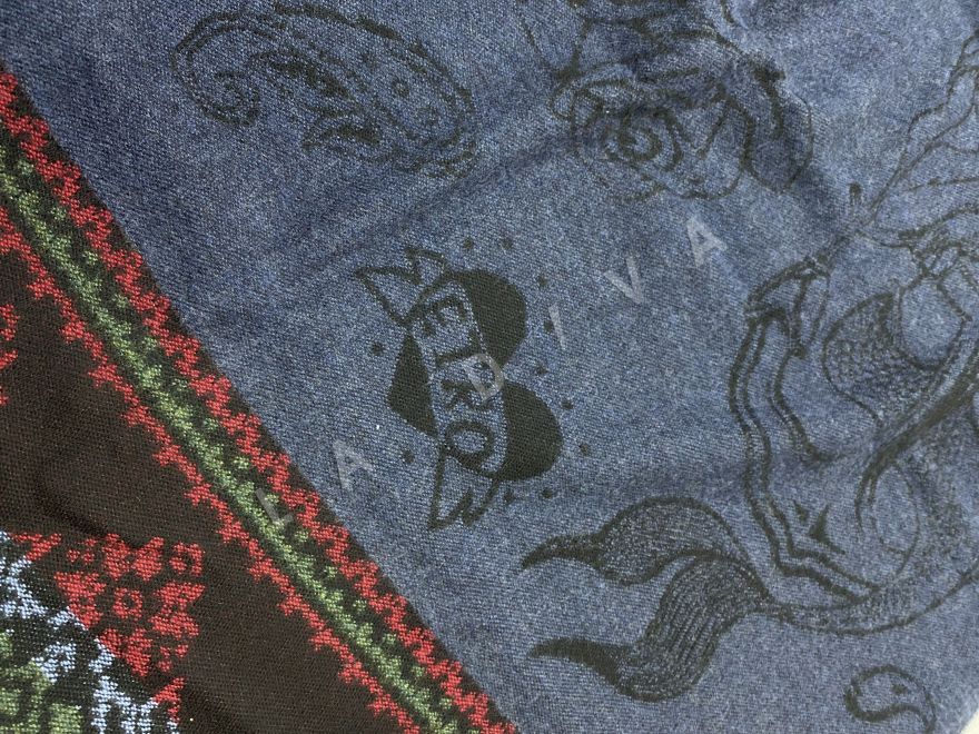 Шарф Etro, подписной, двухсторонний рис-2 Шарф Etro, подписной, двухсторонний рис-2