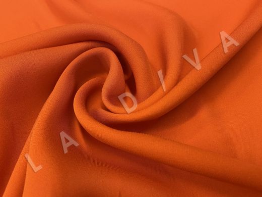 Шелк плательный Elie Saab в ярко оранжевом цвете 2103201903113