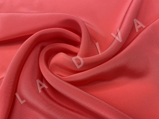 Однотонный плательный шелк в розовом цвете 2103500201986