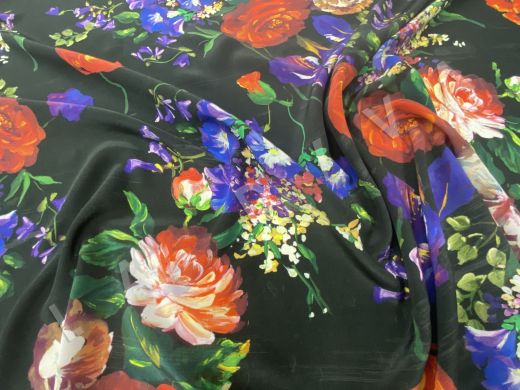 Шерсть костюмно-плательная с цветочным рисунком рис-3