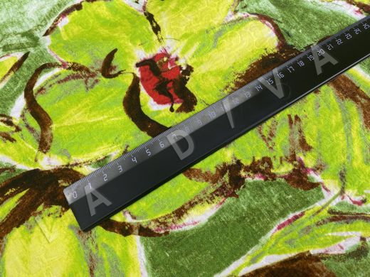 Жаккард ETRO средней плотности с акварельным цветочным принтом рис-6
