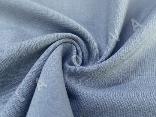 Костюмная шерсть Elie Saab светло-синего цвета  2103201906114