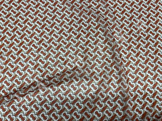 Плательная ткань Burberry с ярко выраженным плетением рис-2