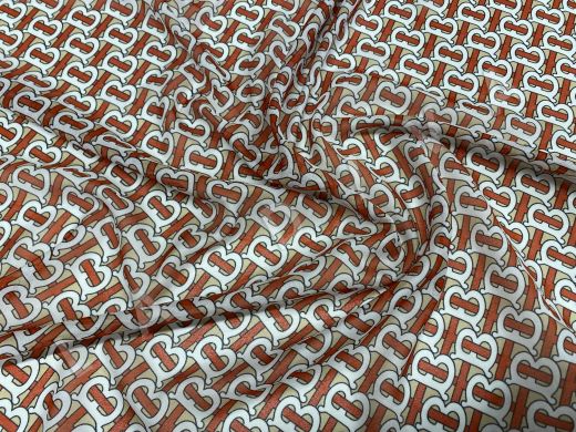 Плательная ткань Burberry с ярко выраженным плетением рис-4