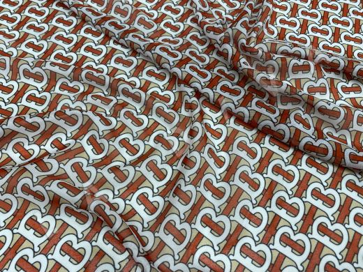 Плательная ткань Burberry с ярко выраженным плетением рис-5