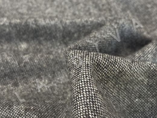 Фланель шерстяная костюмная серого цвета  рис-3