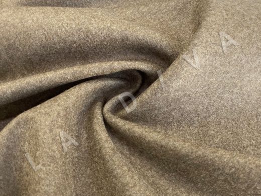 Фланель - шерстяная костюмная CARNET оливкового цвета 2103203037519