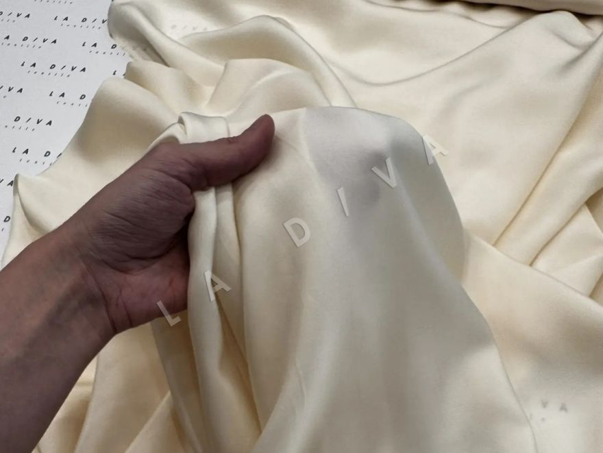 Шелк в цвете ivory рис-3