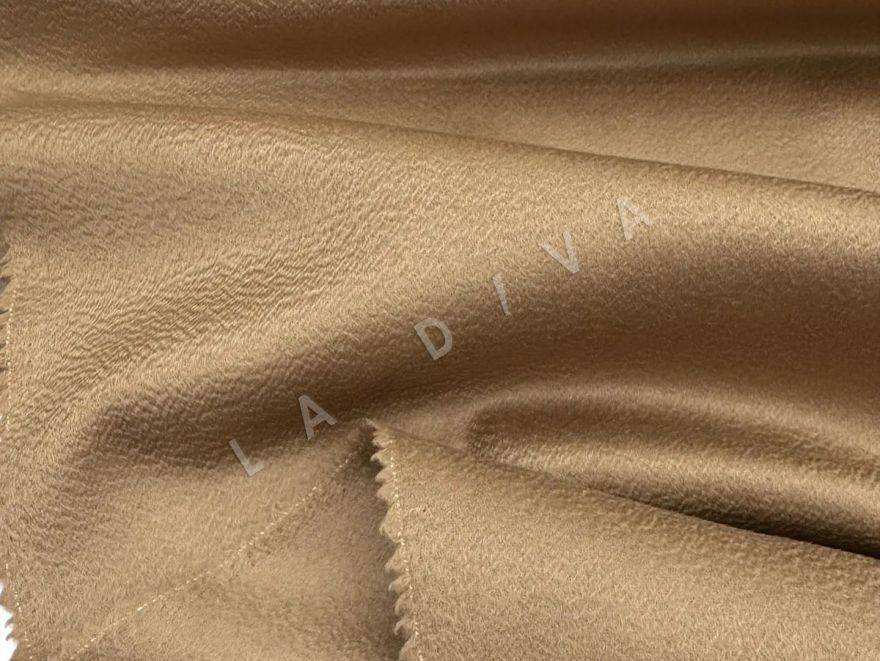 Пальтовый кашемир Loro Piana в бежевом цвете с эффектом zebbelino D-1041 Пальтовый кашемир Loro Piana в бежевом цвете с эффектом zebbelino D-1041