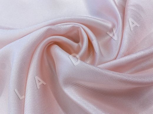 Рубашечно-плательный хлопок со льном нежно-розового цвета 2000002997375