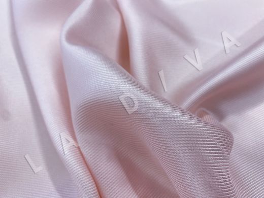 Рубашечно-плательный хлопок со льном нежно-розового цвета рис-2