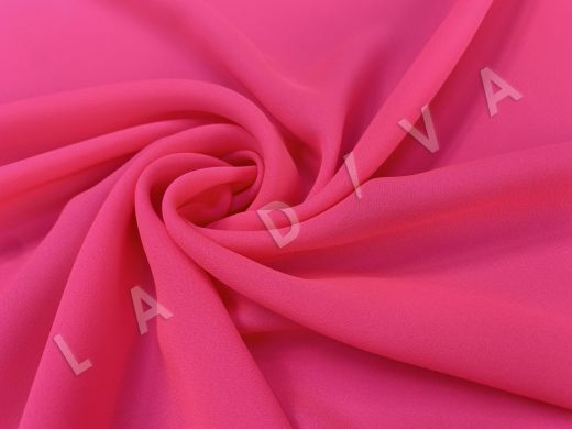 Шифон шелковый креповый в розовом цвете 2103203812970