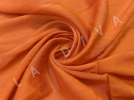 Модал рубашечно-плательный оранжевого цвета 2103203814899