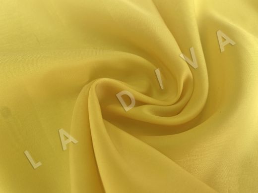 Подкладочная однотонная лимонного цвета с эластаном 2103202175943