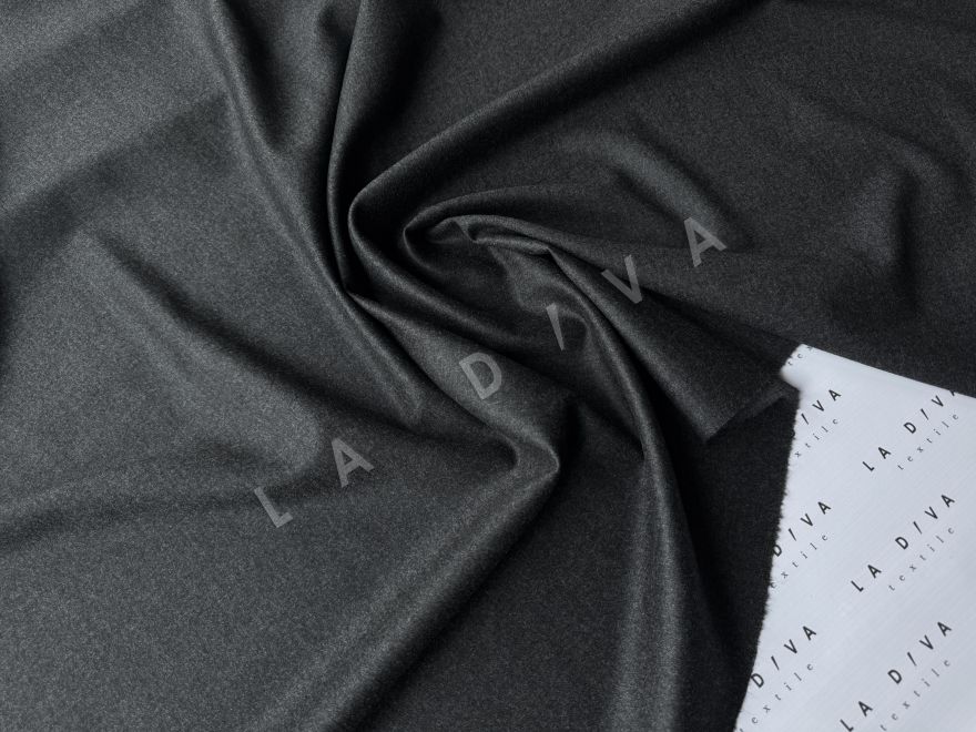 Шерстяная фланель Loro Piana в цвете графит рис-3 Шерстяная фланель Loro Piana в цвете графит рис-3