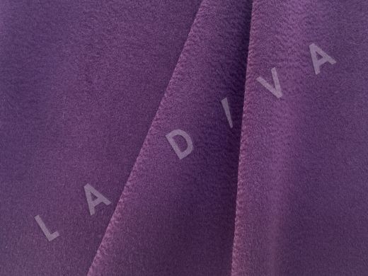 Пальтовая шерсть с вискозой в фиолетовом цвете рис-2
