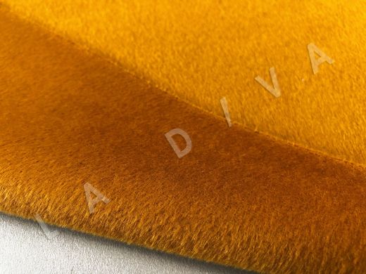 двойная пальтовая шерсть оранжевого цвета рис-2