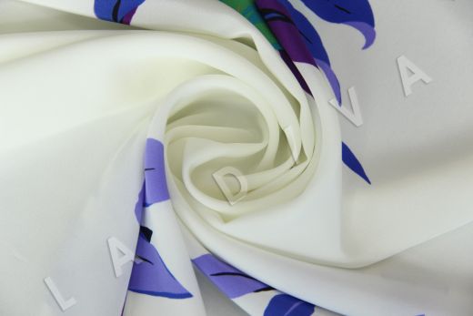 Креповый шелк с цветочным принтом ETRO рис-2