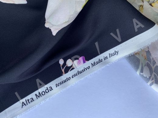 Шелк с эластаном купон Dolce&Gabbana "зайки в цветах" рис-8