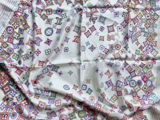 Шёлковый платок Louis Vuitton, твиловое плетение D-222