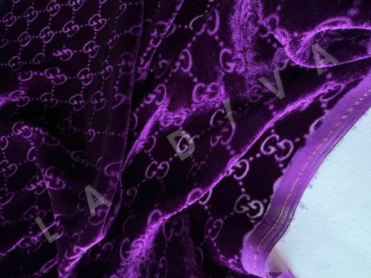Панбархат Gucci в фиолетовом цвете рис-4