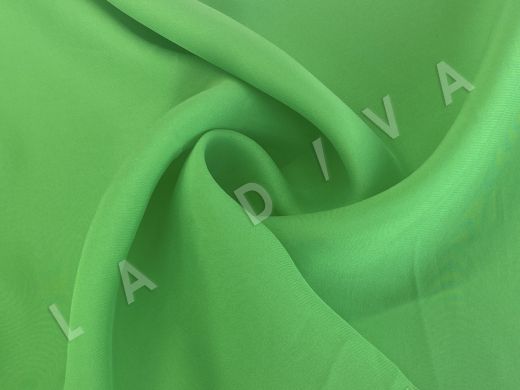Купро с добавлением ацетата однотонное зеленого цвета 2109800010726 