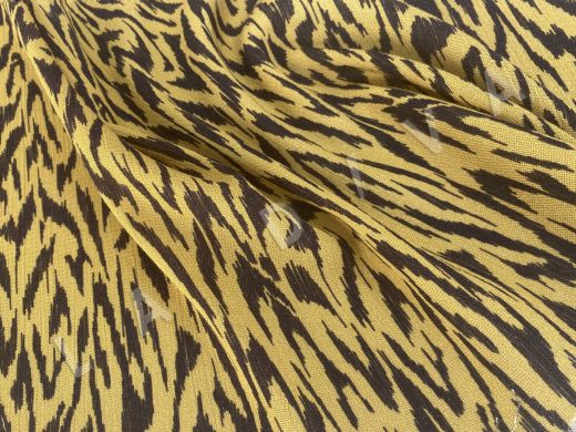 Вискоза плательно-блузочная с принтом под тигриную шерсть 2100200000881
