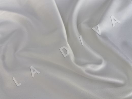 Плательная ткань с эластаном молочного цвета рис-2