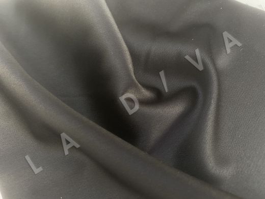 Плательная ткань с эластаном темно-серого цвета рис-2