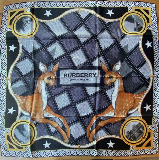 Шёлковый платок Burberry рис-2