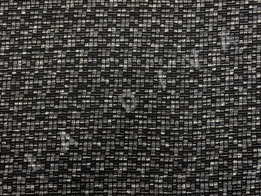 Костюмная шерсть Chanel черно-белого цвета рис-3