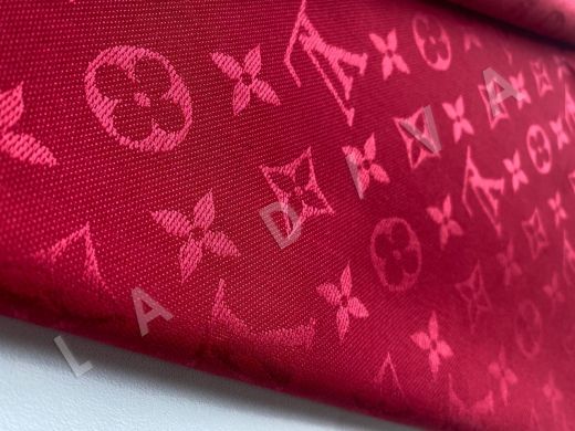 Шаль Louis Vuitton в красном цвете рис-6