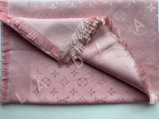 Шаль Louis Vuitton в розовом цвете рис-2