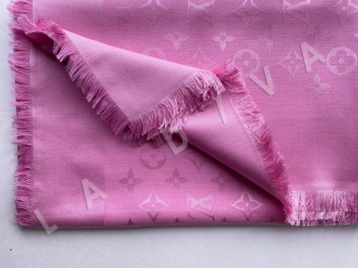 Шаль Louis Vuitton в ярко-розовом цвете рис-3