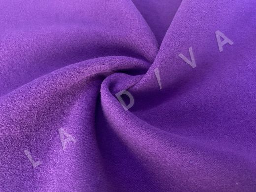 Хлопок с бархатистой поверхностью в фиолетовом цвете 2103203510715