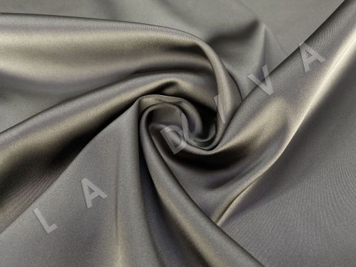 Атлас Армани однотонный цвета серый металлик 2000003035021
