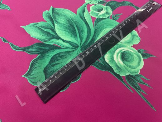 Шелк Etro с ярким цветочным рисунком рис-4